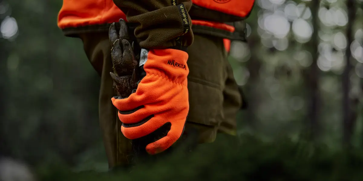 Rękawice myśliwskie Härkila Wildboar Pro shooter Blaze WSP